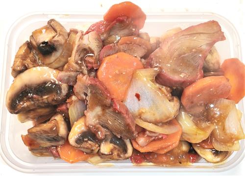 52A________roast pork with mushrooms